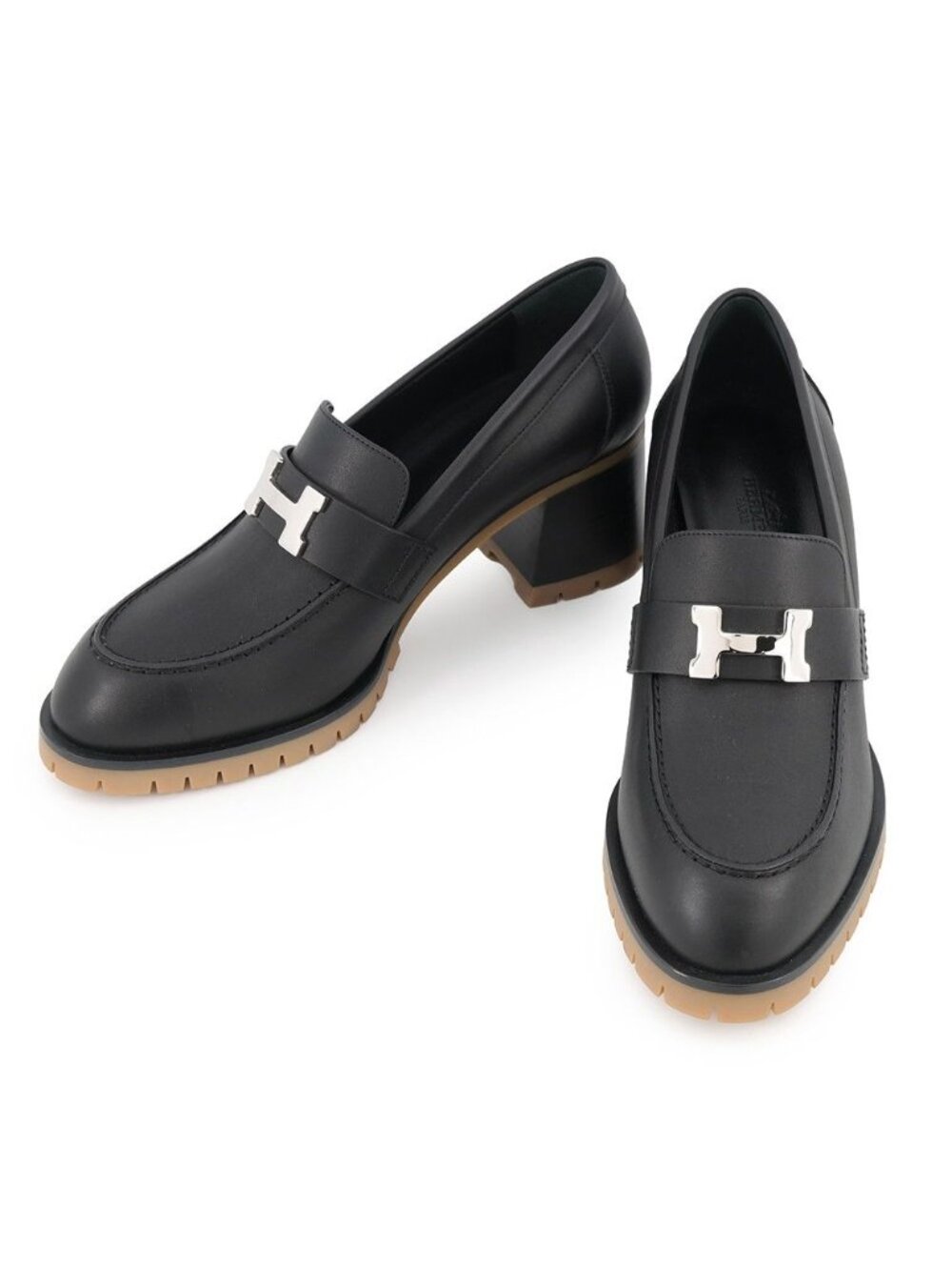 Hermes Foch 60 Pumps Leather Heels